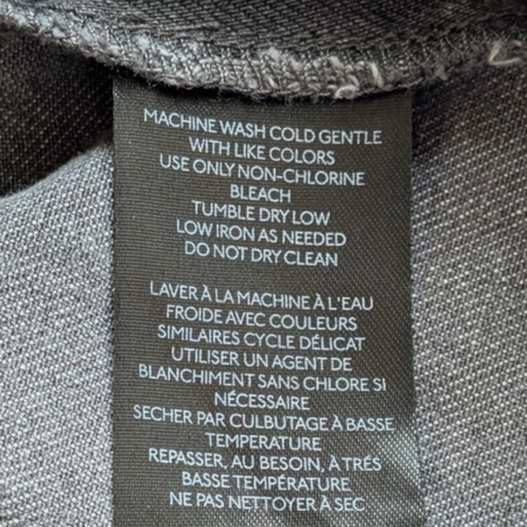 Brand New Pilcro Puff-Sleeve Denim Mini Dress - Picture 10 of 12